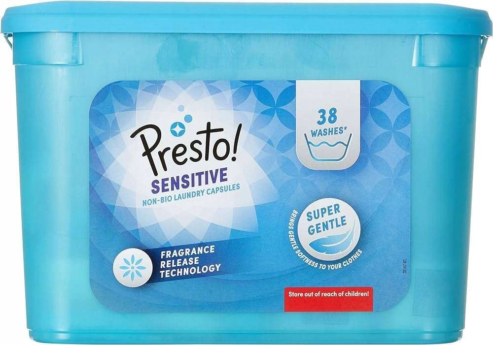 outlet presto! sensitive kapsułki do prania 38 szt uniwersalne