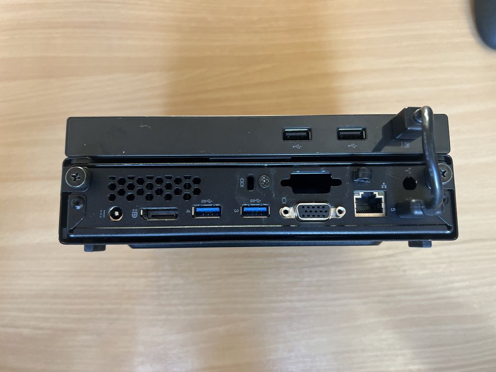 Serwer NAS lenovo m92p mini komputer, terminal + obudowa z cdrom ssd