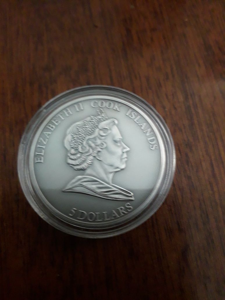 Монета " 5$ "( 31 грмAg)*Статуя Свободи Львівська*