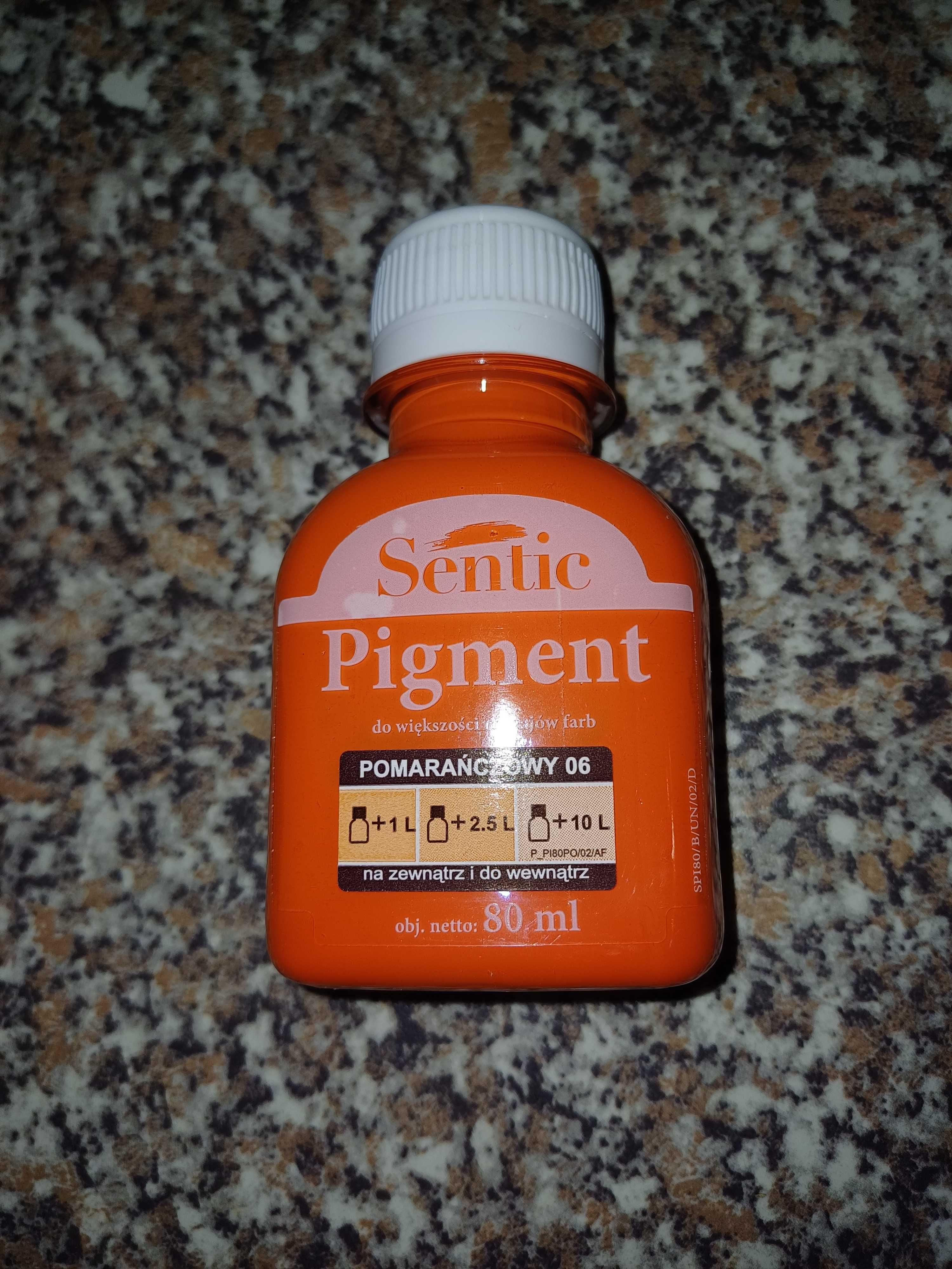 SENTIC Pigment do farb 80ml Pomarańczowy DRAGON 19szt