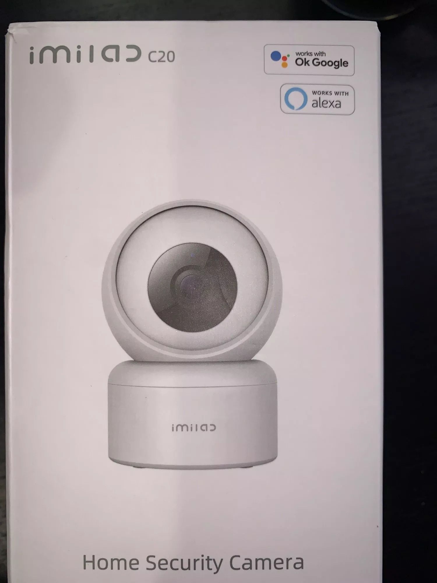 Camera IP Xiaomi IMILAB nova em caixa