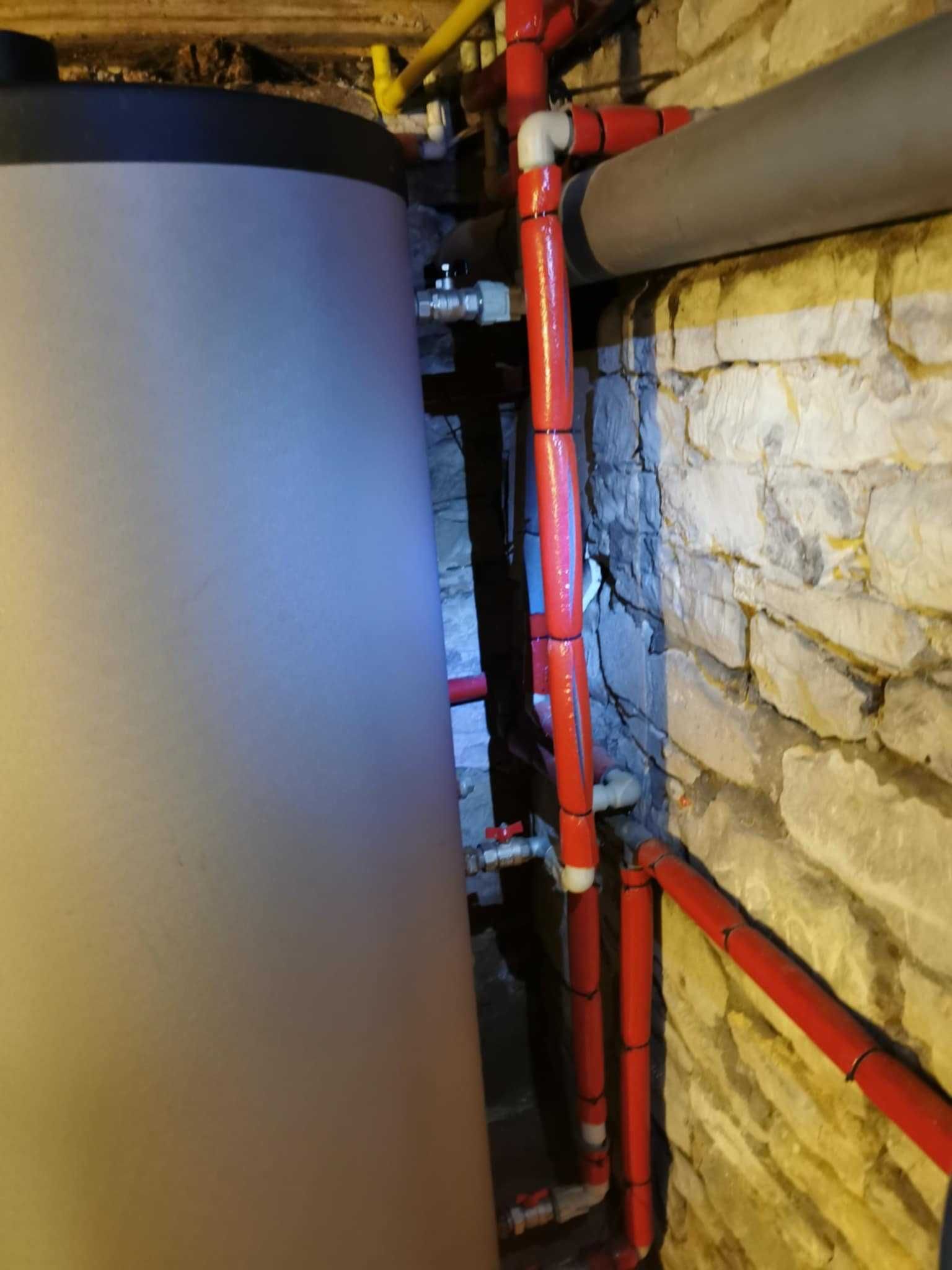 Zasobnik CWU 200L – Termo Max -  z wężownicą i grzałką, Końskie
