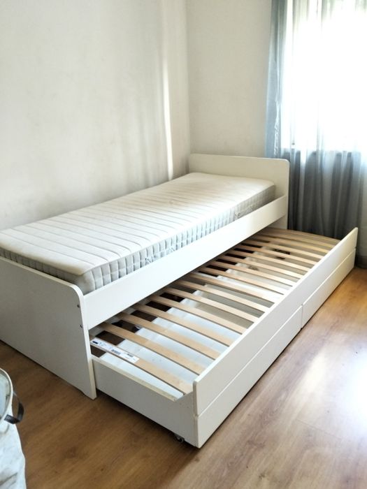 cama solteiro dupla com duas gavetas IKeasv
Estr cama indiv/dupla c/c