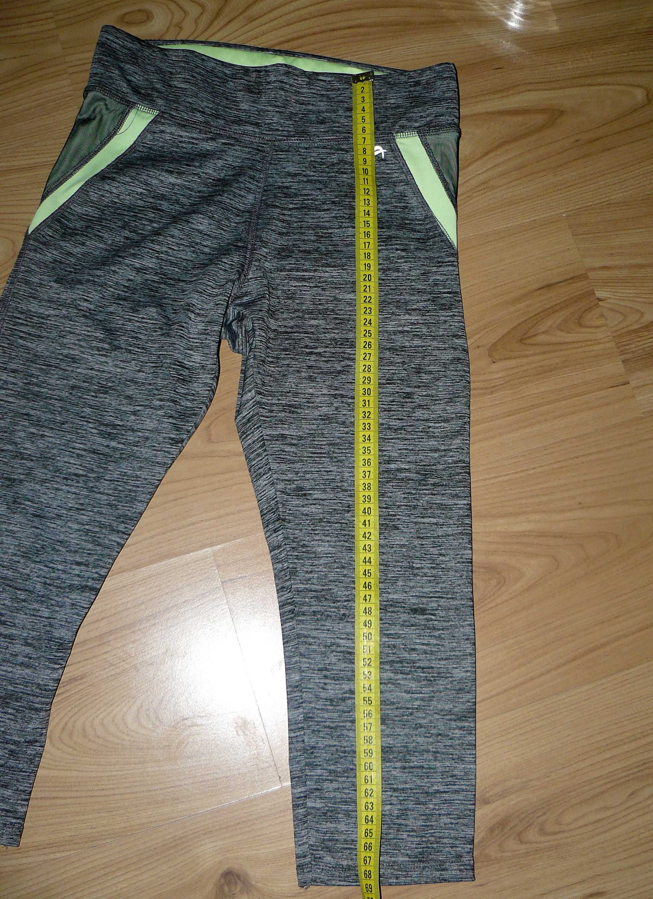 Krótkie legginsy F&F, sportowe szorty idealne na siłownię. Rozmiar M
