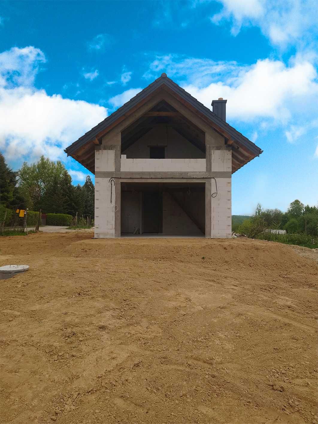 Dom 115m2 Stan Surowy Zamknięty