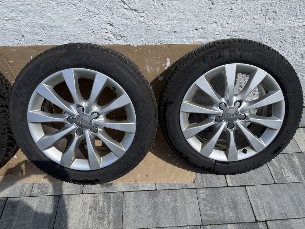 Koła 17 cali do audi a6 c7 felgi z oponami zimowymi