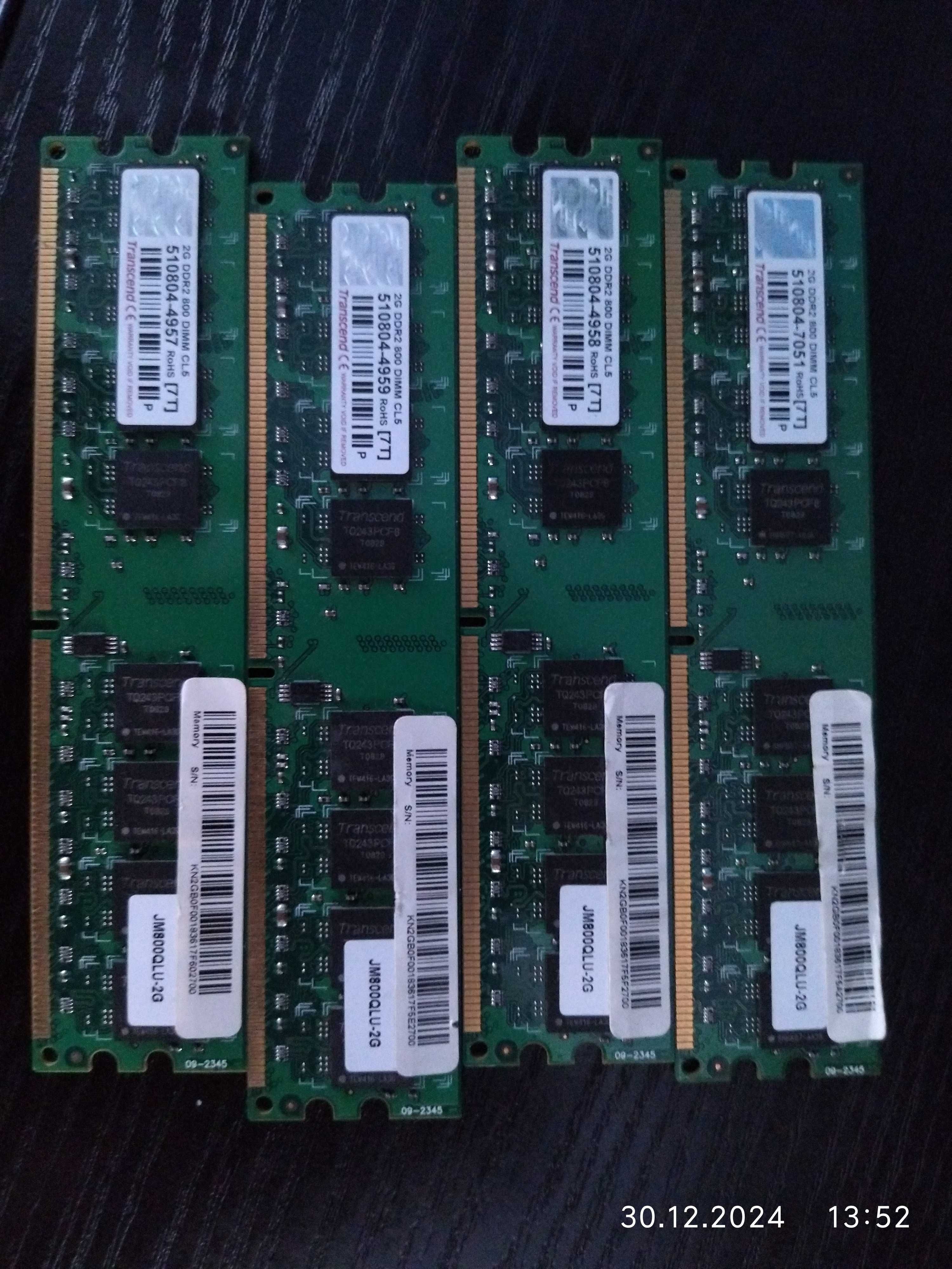 pamięć RAM DDR2 2x2GB 4GB
