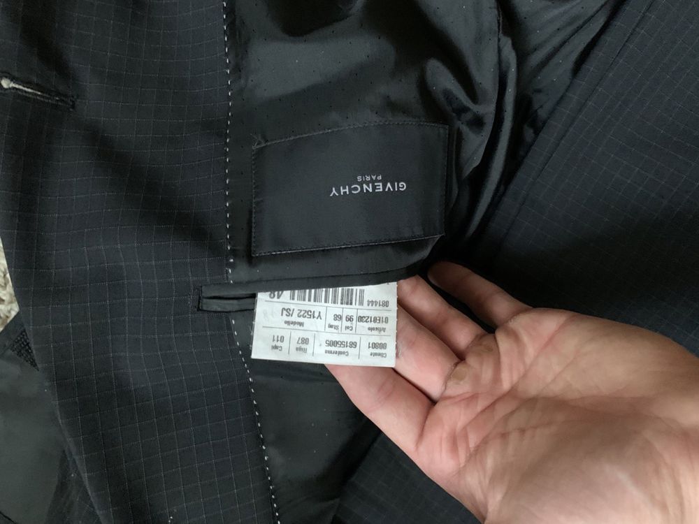 Костюм Givenchy  классический деловой двойка пиджак брюки