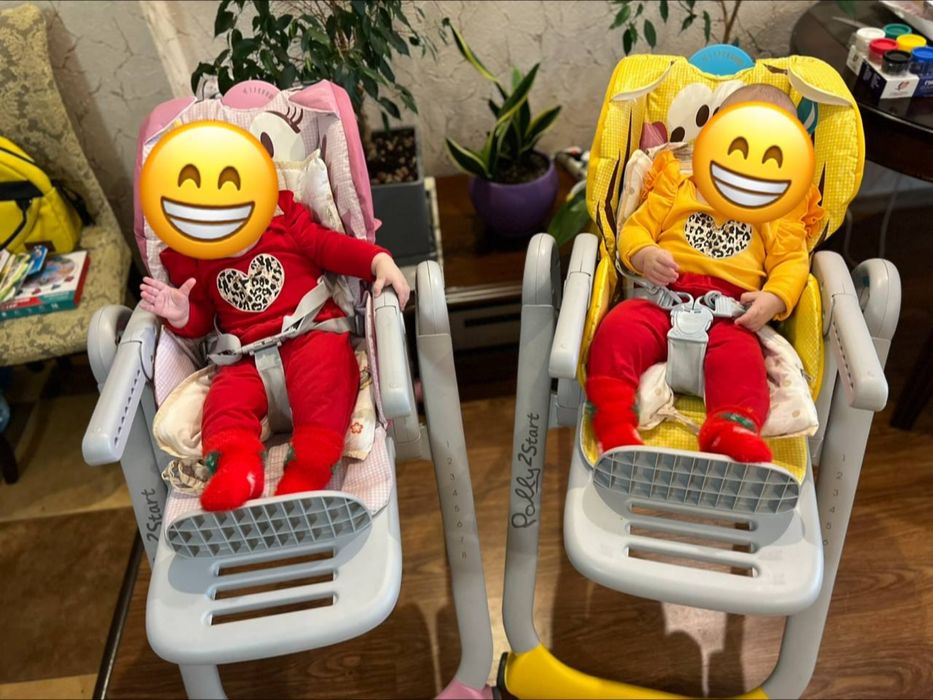 Стільчик для годування Chicco polly 2 start