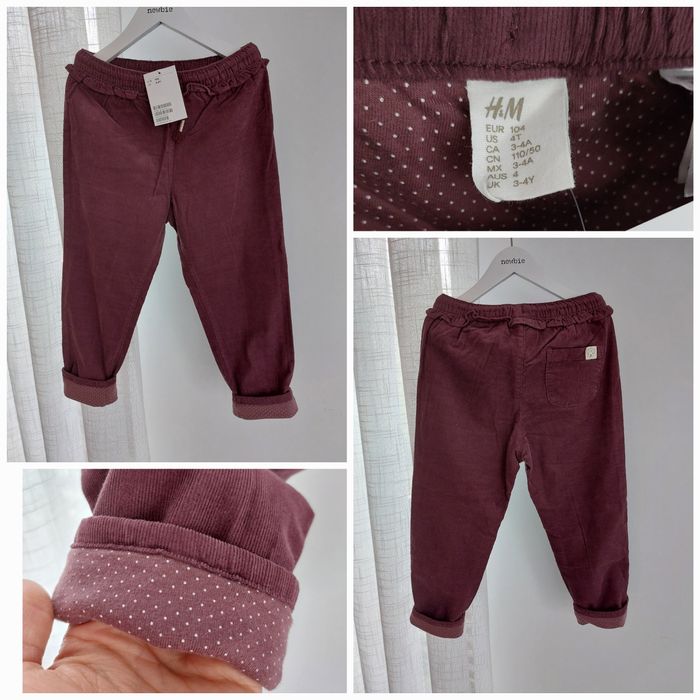 Zestaw sweterków i spodni H&M 98/104