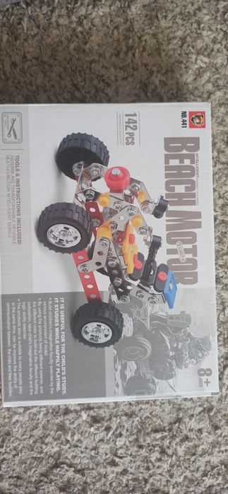 Mały konstruktor Beach motor dla kreatywnych dzieci