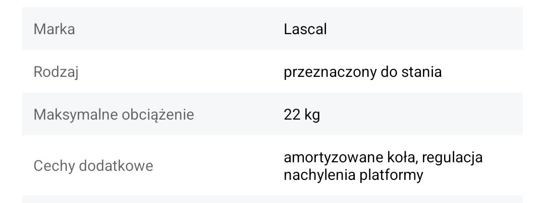 Dodstawka do wózka buggyboard maxi firmy Lascal