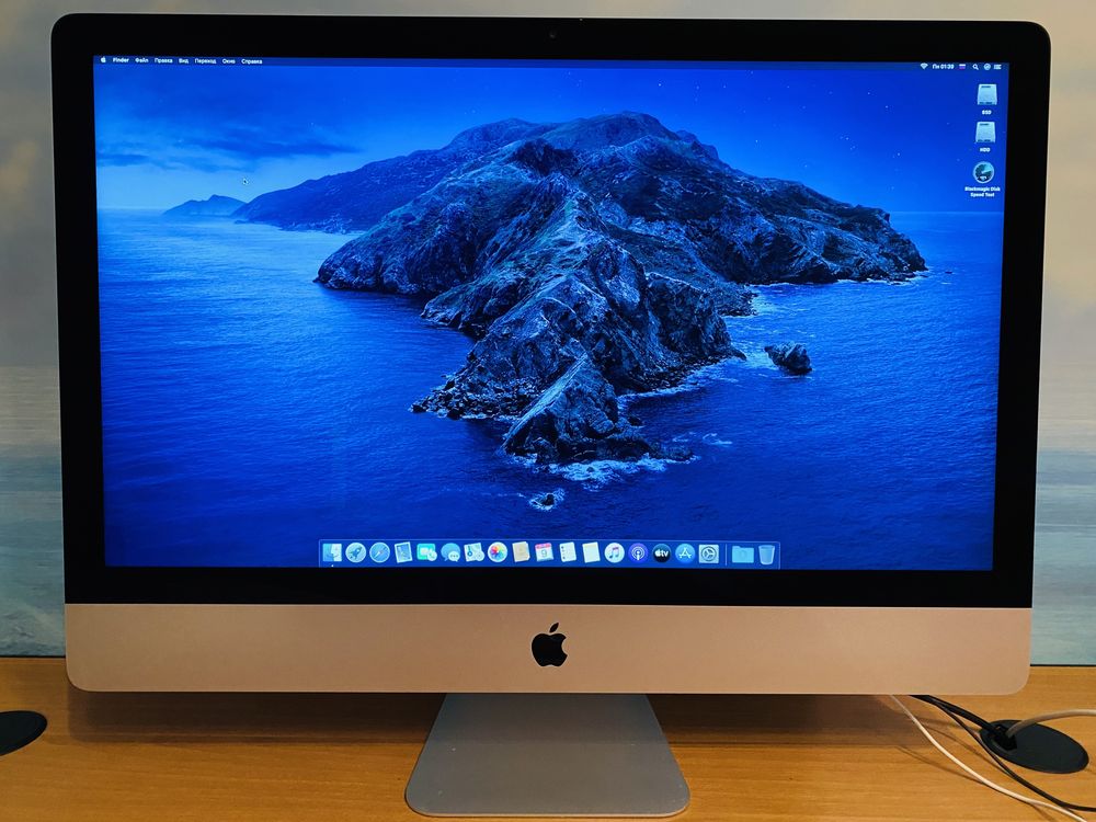 Моноблок Apple iMac  27/ Intel i7/ RAM 16GB/ SSD 121Gb/ HDD 3Tb/ 2012