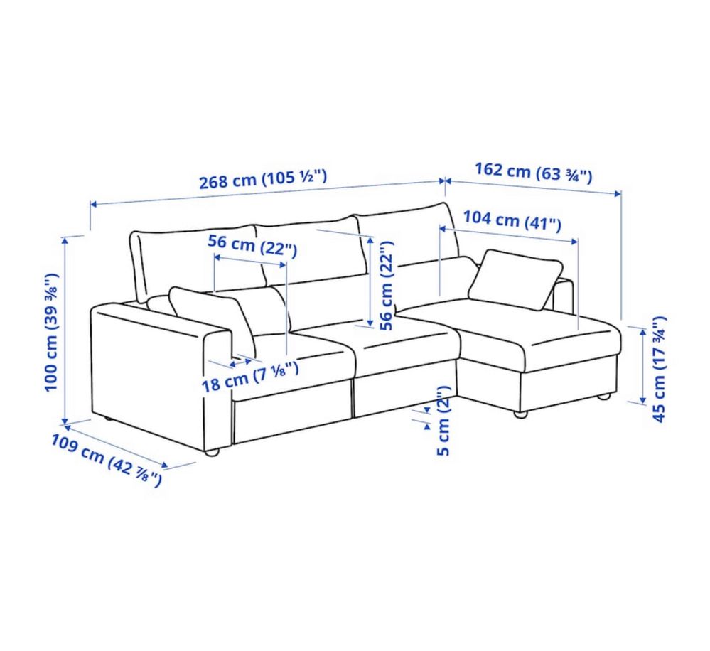 Sofá Ikea Eskilstuna URGENTE