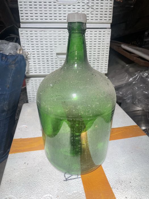 Garrafão de vidro vintage