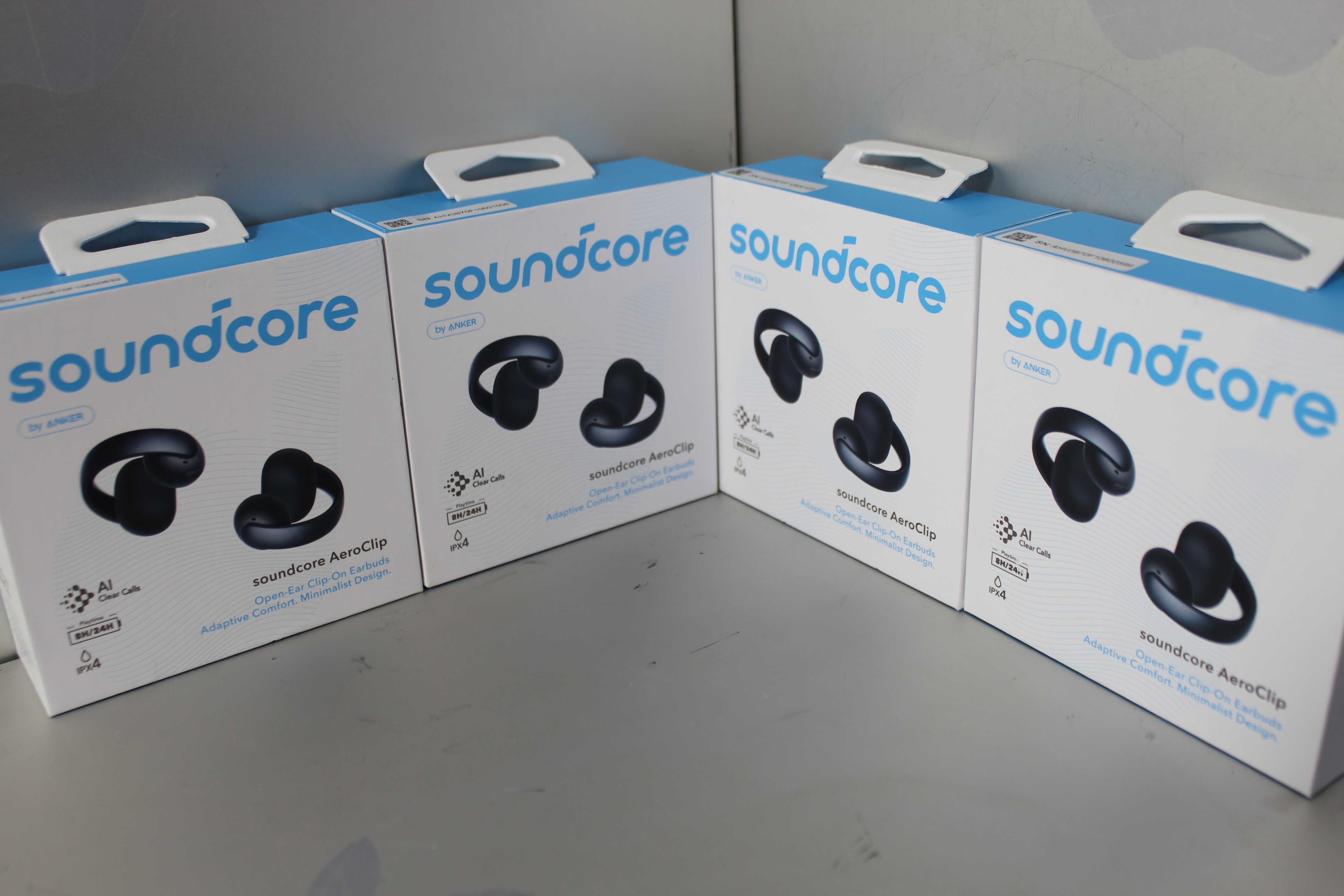 Навушники вкладиші бездротові TWS Anker SoundСore AeroClip Black
