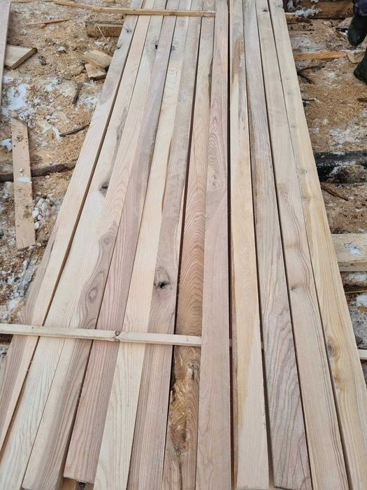 Drewno heblowane, czterostronnie strugane, dąb/jesion/świerk/modrzew