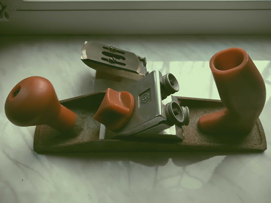 Рубанок металлический СССР с доп. ножом