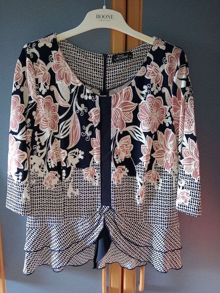 Przepiekna damska bluzka unikatowa vintage r. 44