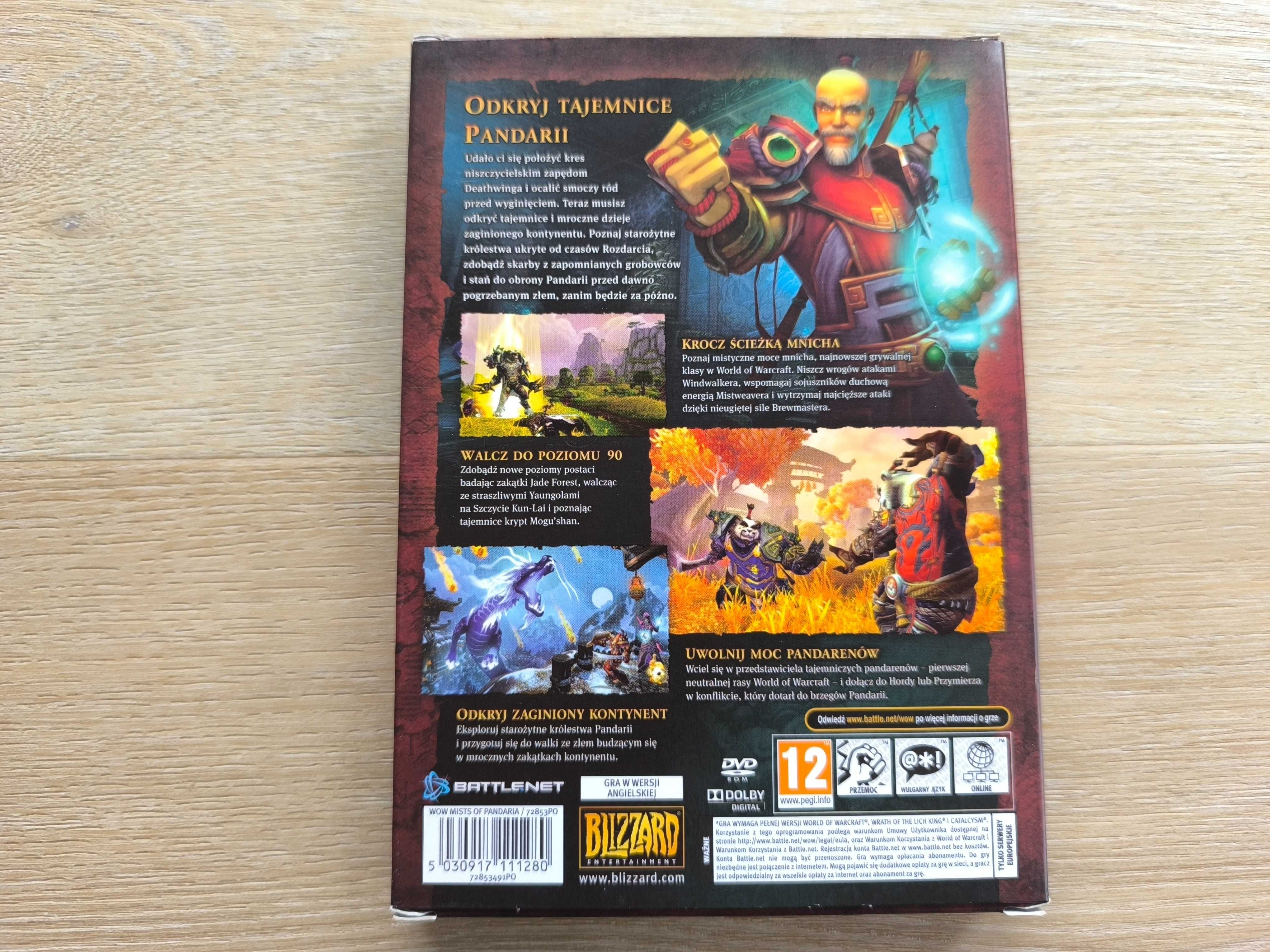 World of Warcraft Mists of Pandaria [PC] Polskie Wydanie Premierowe