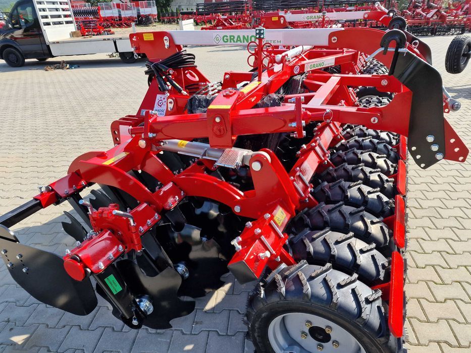 Brona talerzowa SHOP 3 m GRANO SYSTEM wał oponowy 2,5 m 2,7 m OD RĘKI