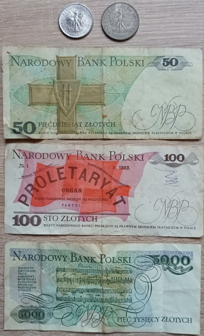 Banknoty i monety