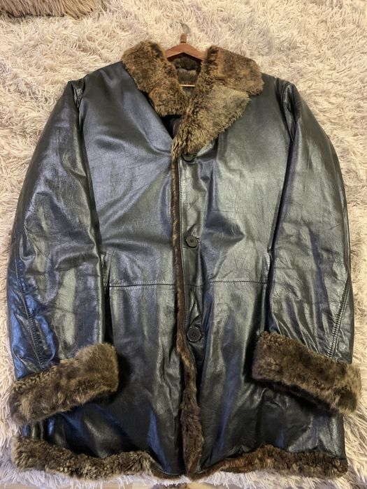 Чоловіча дублянка шкіра LUX Alexander MCqueen