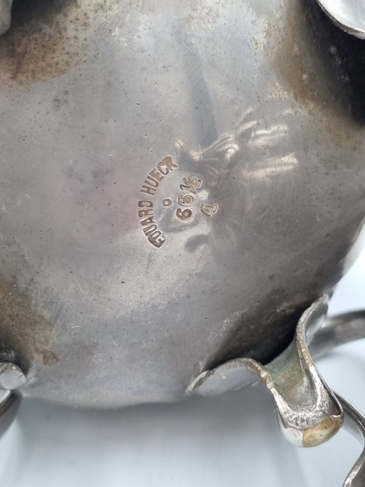 Sygnowany zestaw kawowy/herbaciany plater