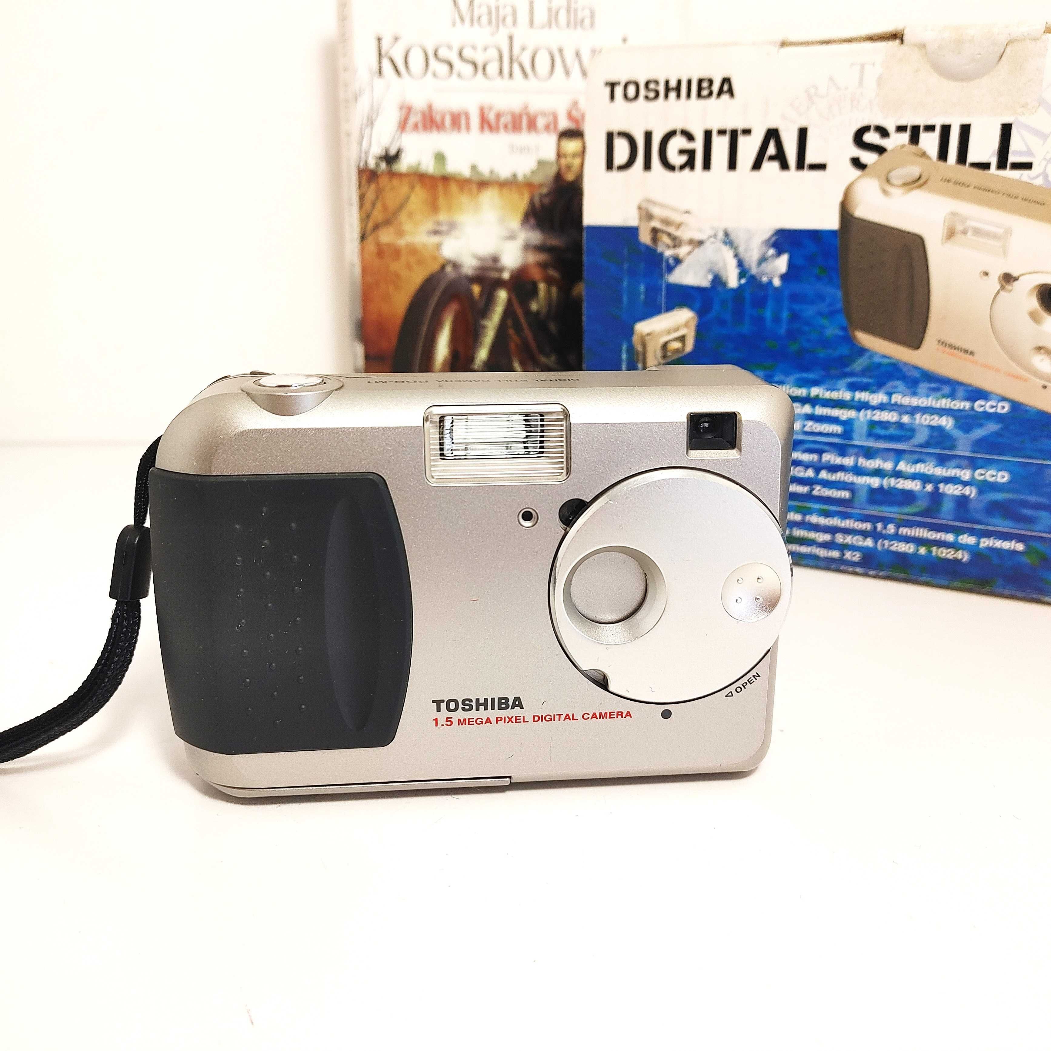 Cyfrowy aparat RETRO Toshiba PDR-M1 matryca 1,5 MPix z pudełkiem
