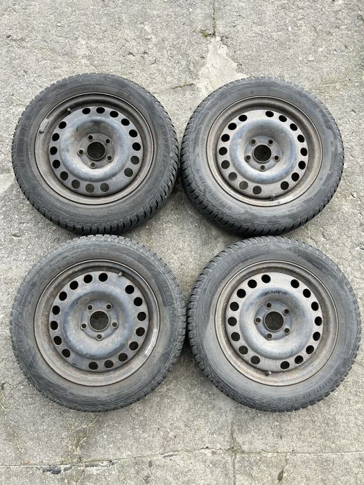 Felgi 15” 5x110 ET 49 + opony zimowe Good Year Ultra Grip 9 195/60R15