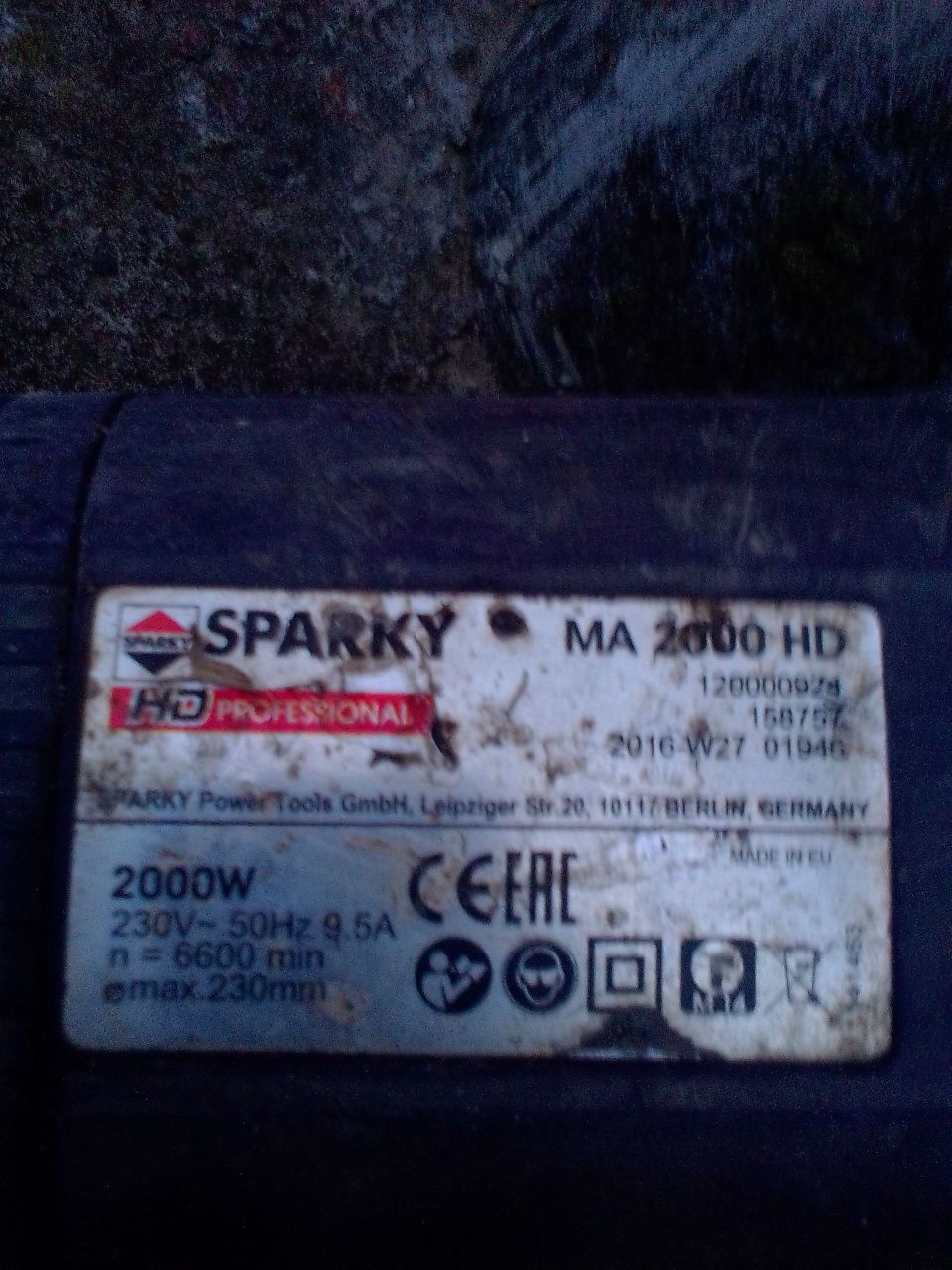Продам болгарку sparky 230мм