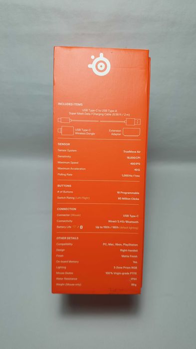 Mysz bezprzewodowa Steelseries Aerox 9 sensor optyczny jak NOWA.