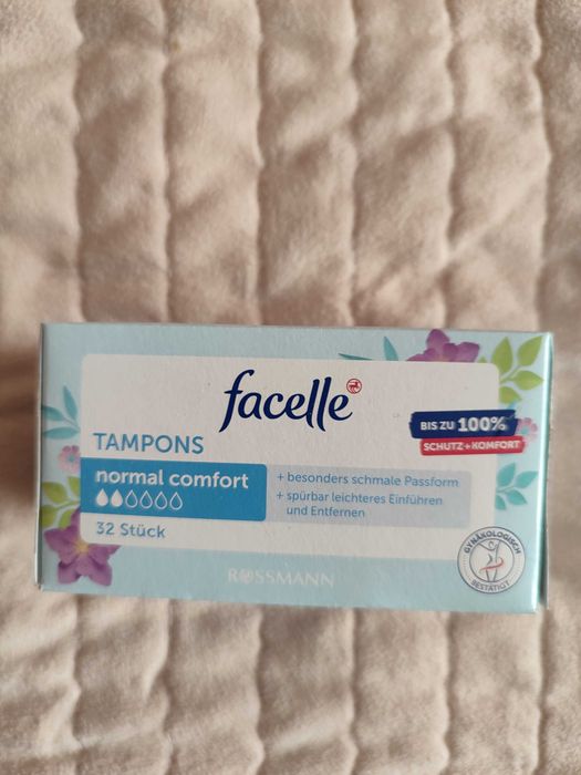 Тампони жіночі гігієнічні Facelle, Німеччина.