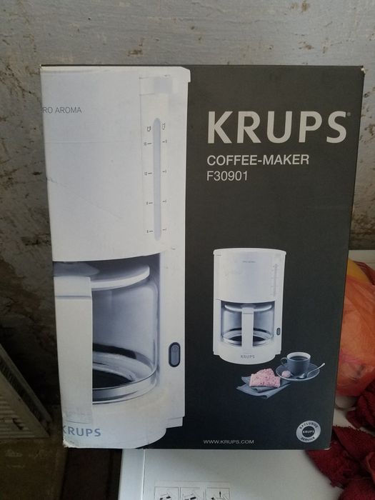 Кофеварка krups на 10персон made in portugal