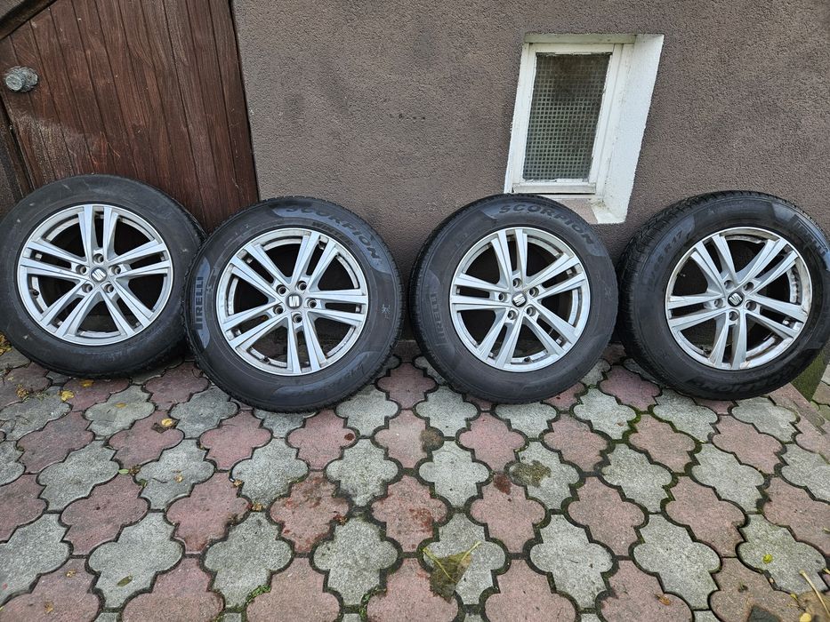 5x112 17 cali seat ateca zima komplet 999zl