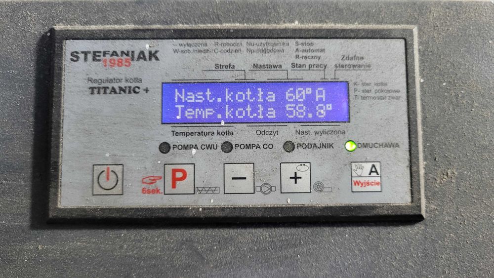 Części piec na ekogroszek kocioł wszystko sprawne