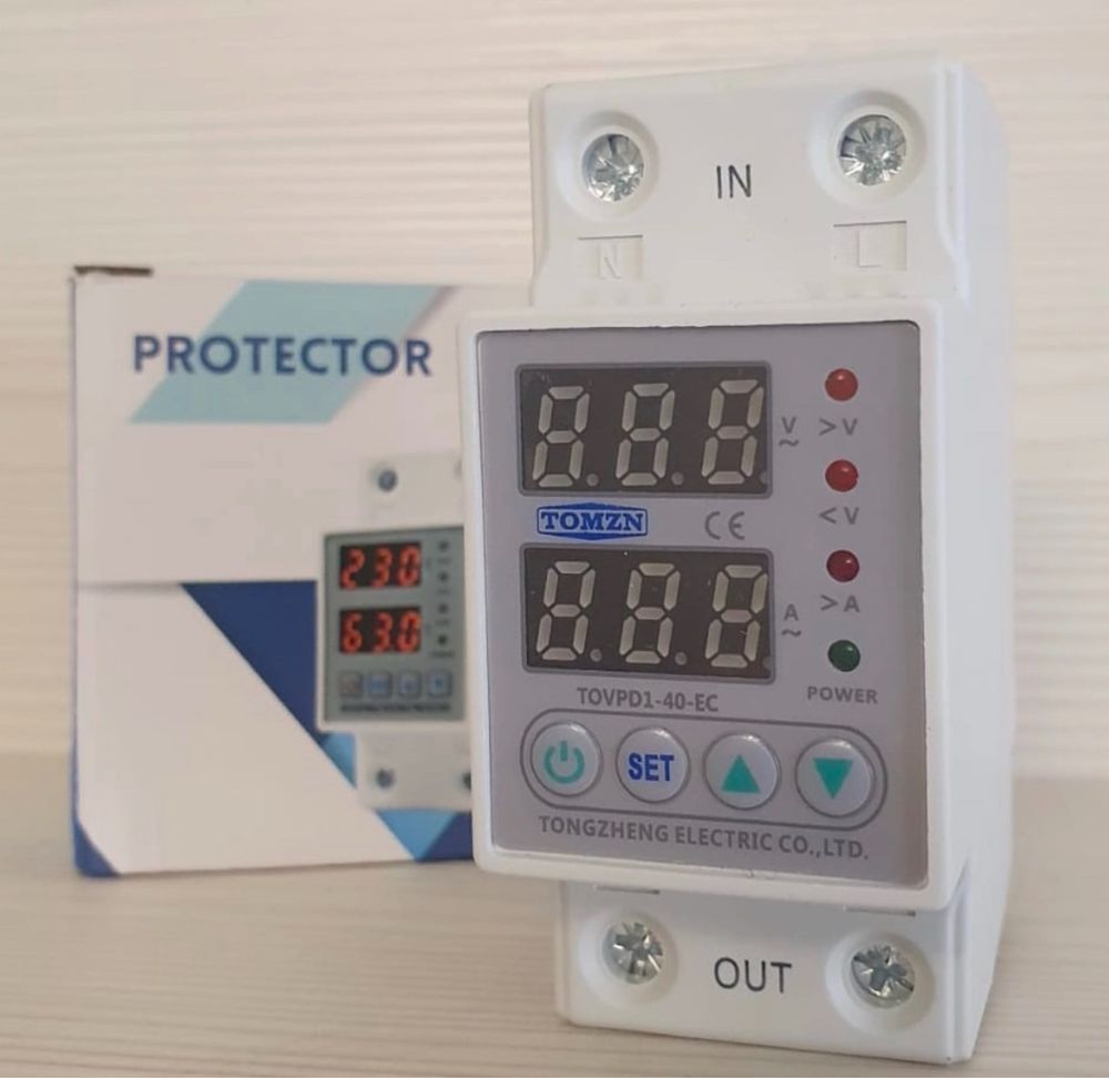Реле напруги з контролем струму TOMZN TOVPD1-60-EC