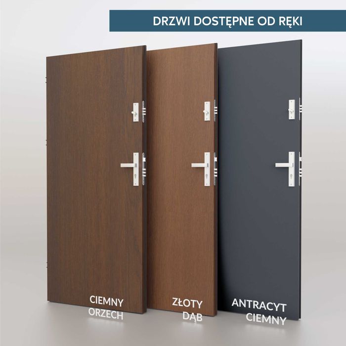 Drzwi zewnętrzne do mieszkania w bloku i do domu z montażem