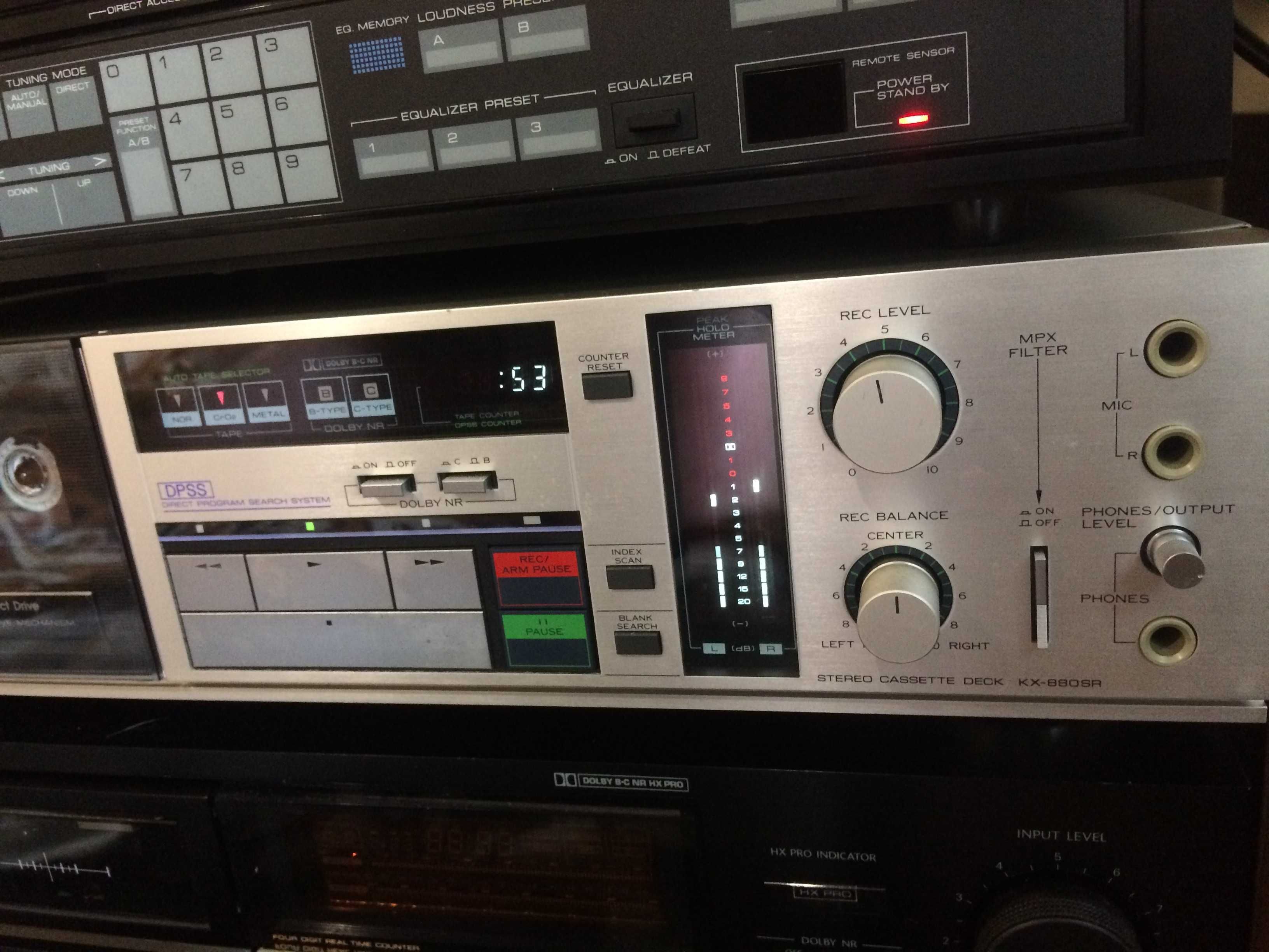 Кассетная дека - Kenwood KX-880SR.