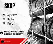 SKUP opon, felg i kół Zawiercie . Nowe i używane - zapraszamy!