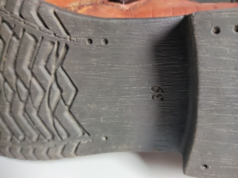 Skórzane trzewiki botki Lasocki brązowe