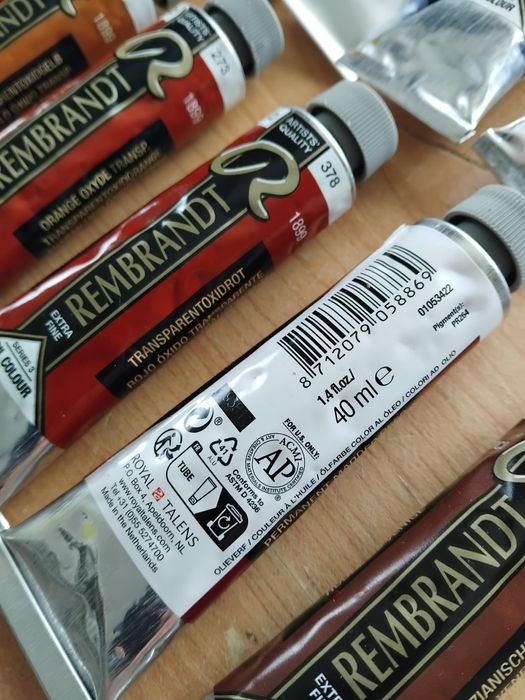 Farby olejne artystyczne REMBRANDT 40 ml.