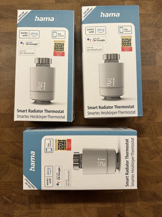 Termostat Hama 176592 Smart Radiator Thermostat (3 szt)