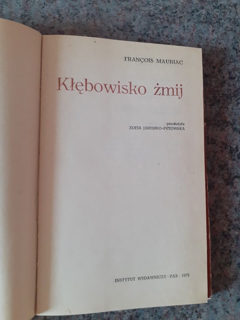 François Mauriac - Kłębowisko żmij [PAX III/1975]