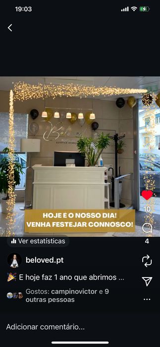 Balcão branco para espaços comerciais