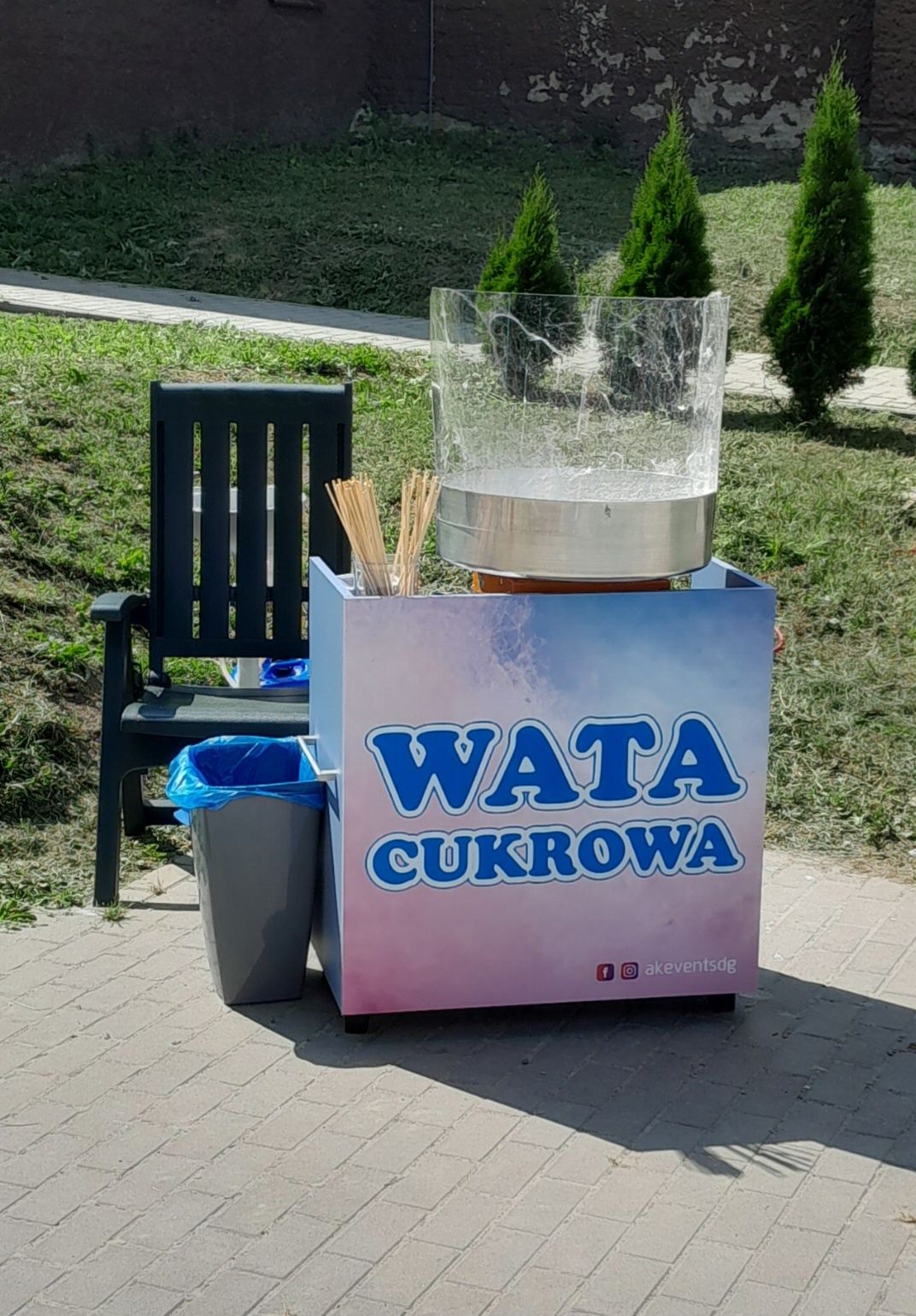 Wata cukrowa, popcorn, żelki - profesjonalne stoisko na Twoje wydarzen