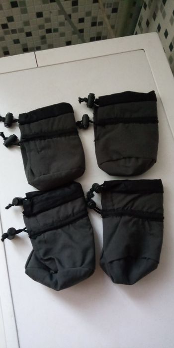 4x buty dla psa średniego z wełny i akrylu