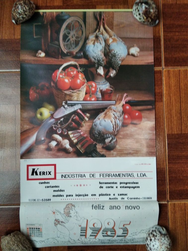 Calendário de 1985