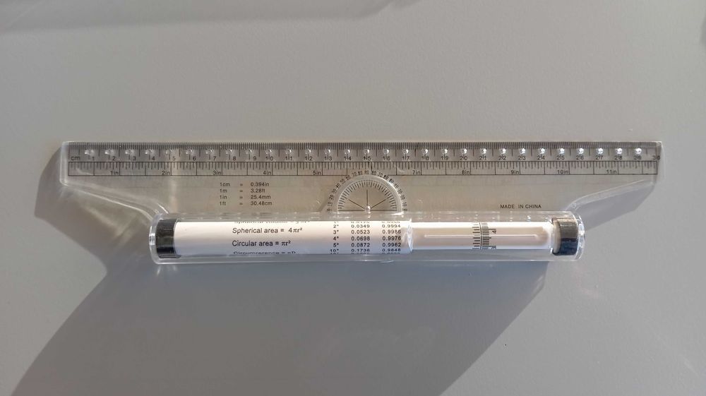 Regua de paralelas 30cm (14 no total)