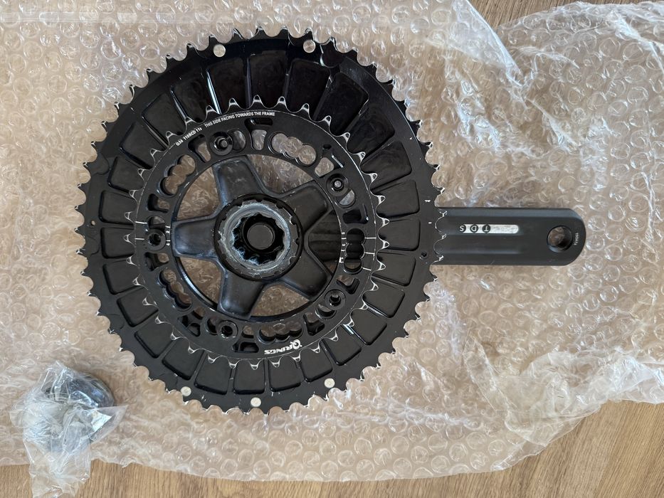 Pedaleiro Rotor 3D 175mm + Pratos 53/38 Ovais